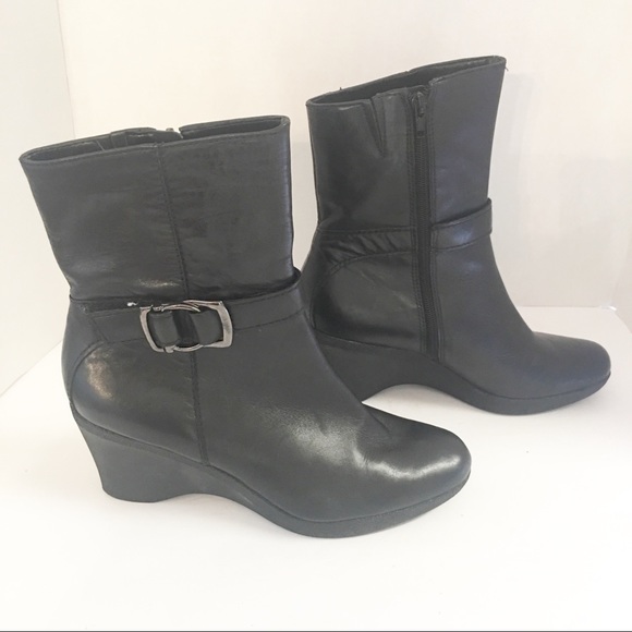 Marc Fisher Shoes - Marc Fisher Ventura leather wedge ankle boots